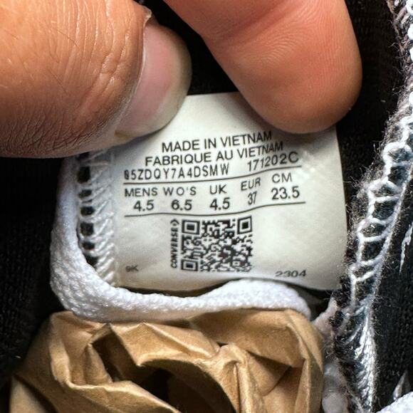 Converse Chuck Taylor All Star Michigan State High Top Sneakers - Men’s Size 4.5 - Picture 5 of 6